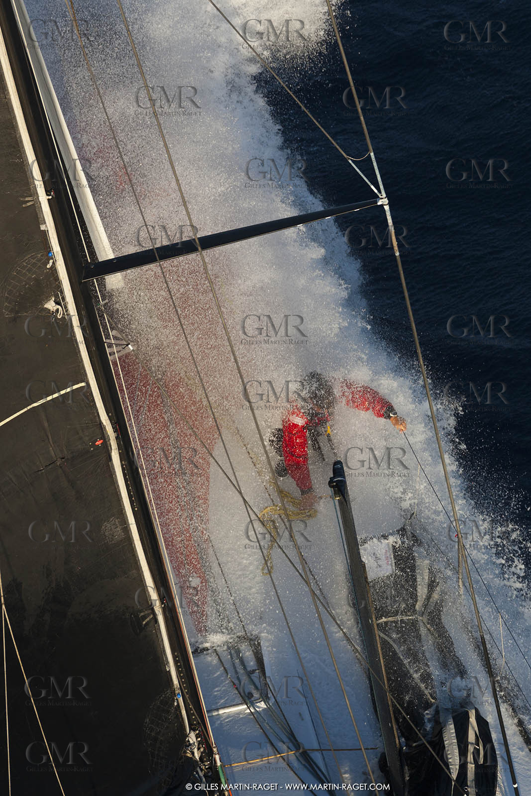 09 10 2017, Calvi (FRA,20), VOR 70 Babsy, Tentative de record autour de la Corse à la voile, skipper Franck Cammas