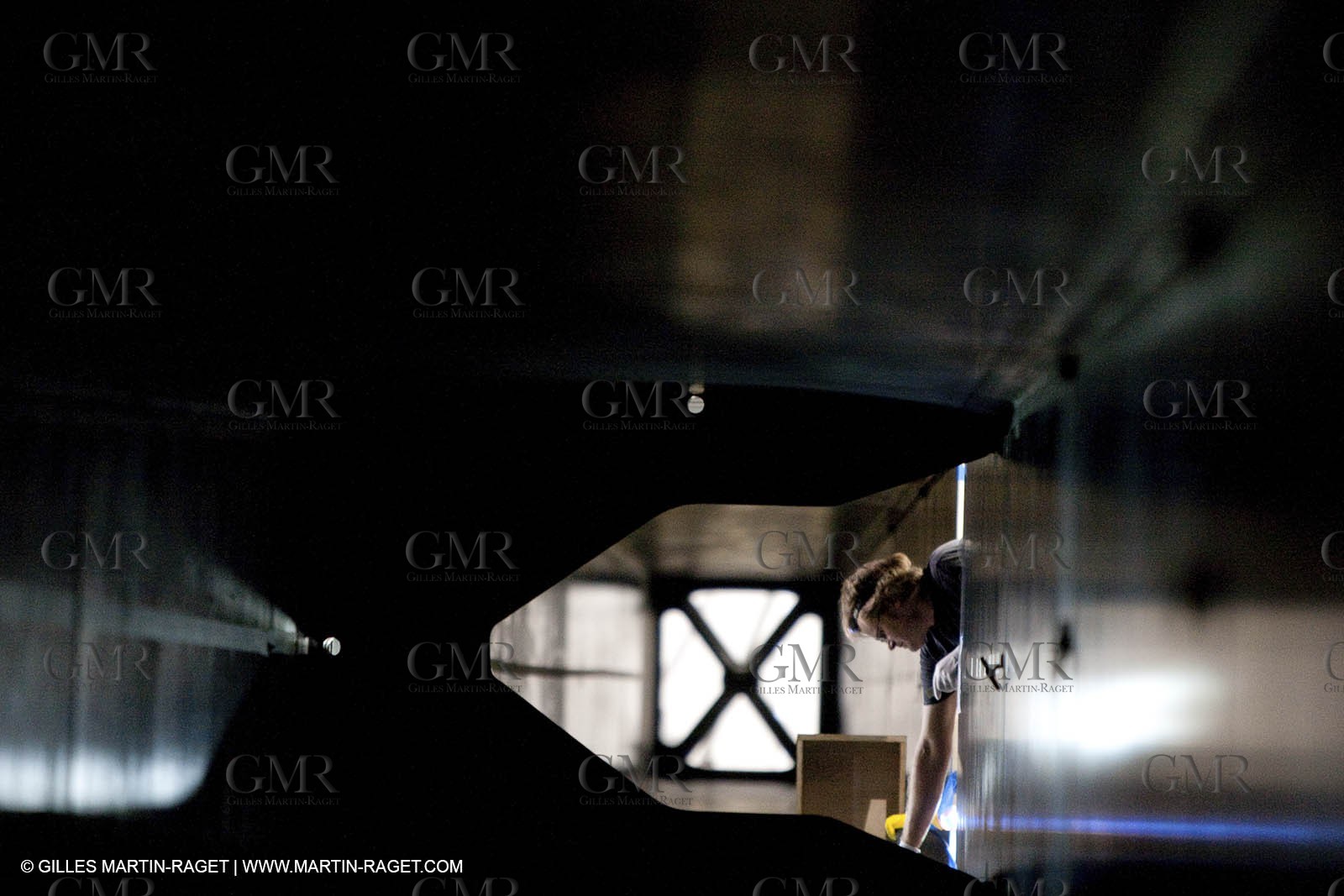 13 10 2009 - San Diego (USA, CA) - 33rd America's Cup - BMW ORACLE Racing - BOR 90 modifications