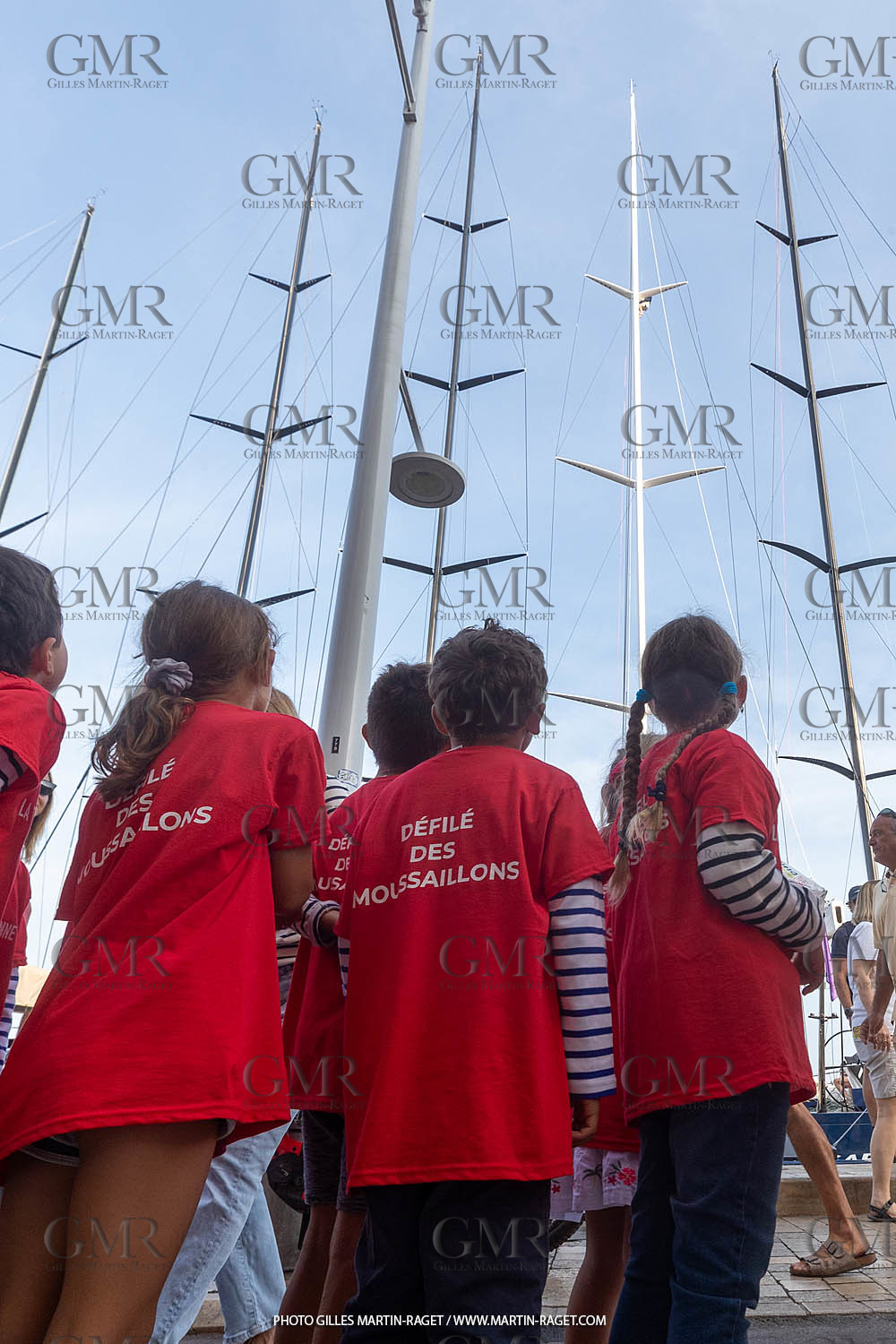 05 10 2023, Saint-Tropez (FRA,83), Les Voiles de Saint-Tropez 2023, Race Day 5, Défilé des minots de St Tropez