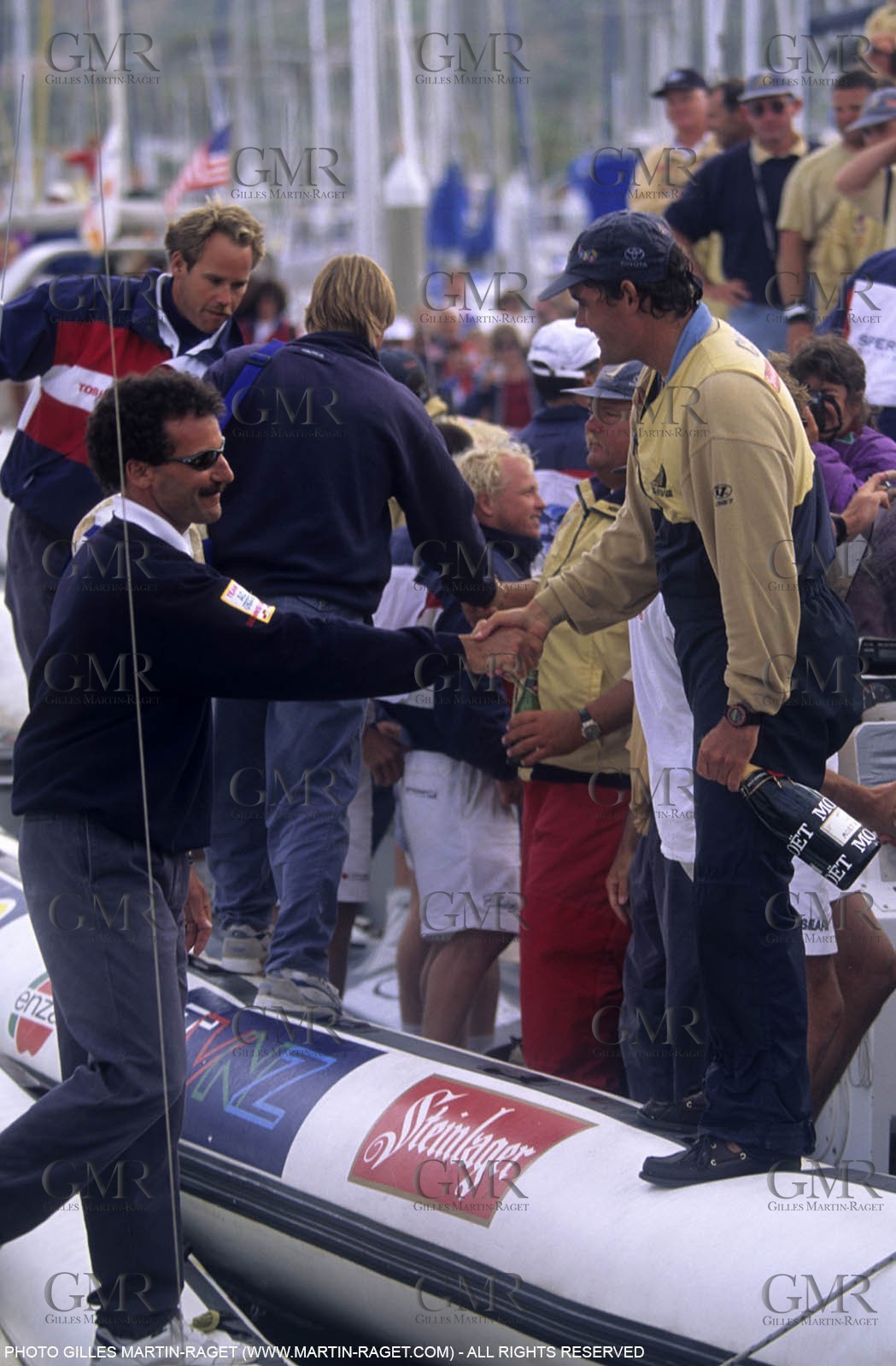 America's cup - San Diego 1995  - Paul Cayard - Russell Coutts
