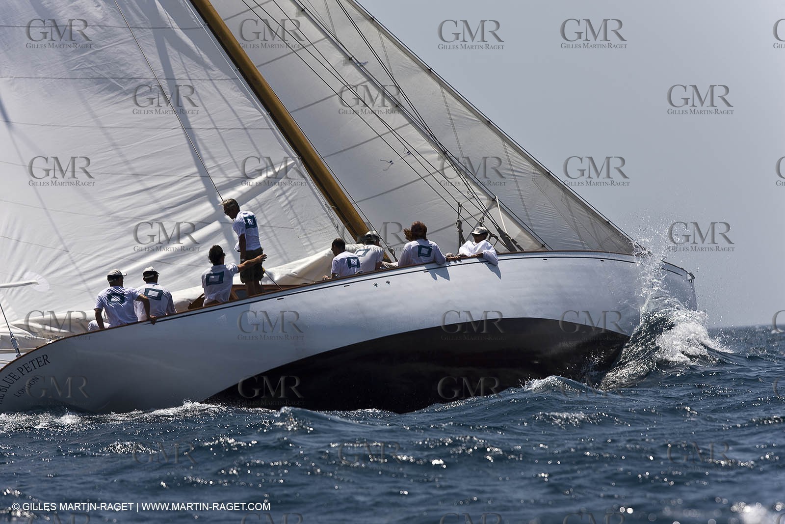 Sailing, Classic yachts, Voiles Vieux Port 2009, Marseille (FRA)