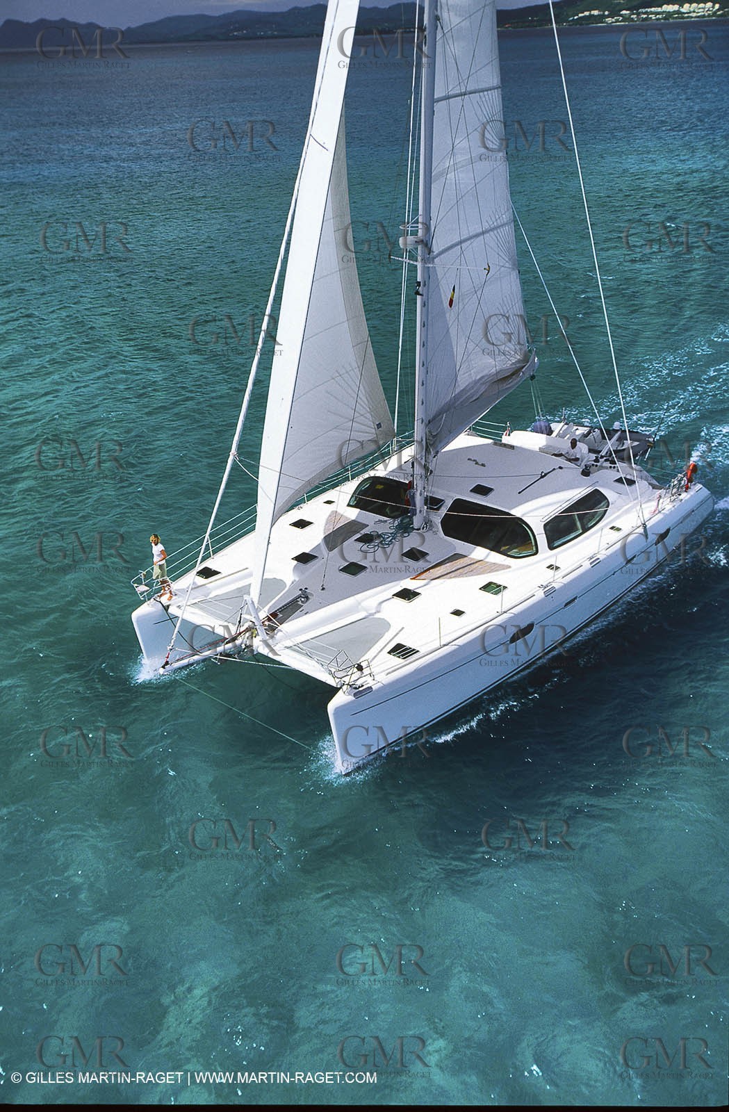 Cruising multihull sailing