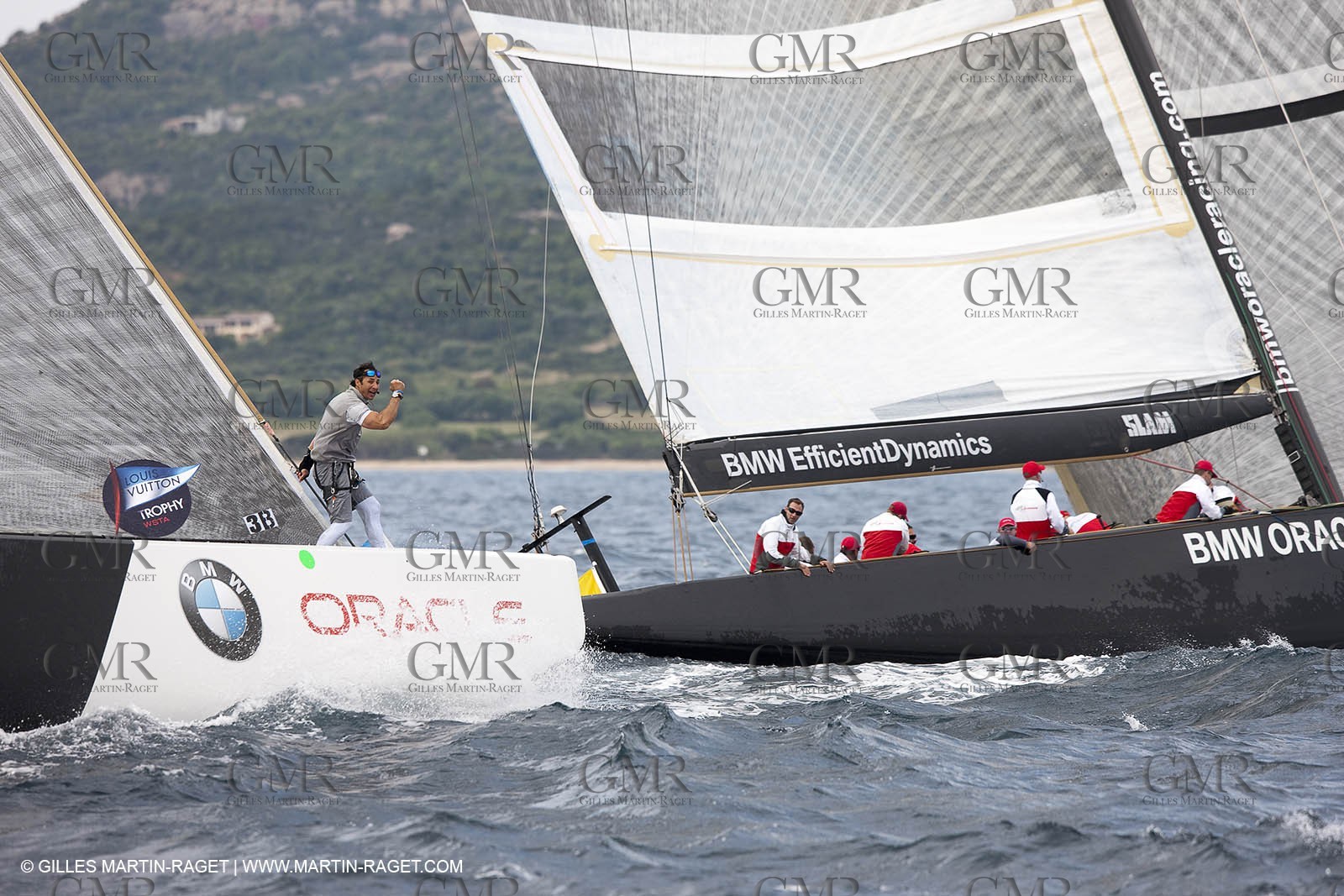19 05 2010 - La Maddalena (ITA, Sardinia) Louis Vuitton Trophy - BMW ORACLE Racing - Training