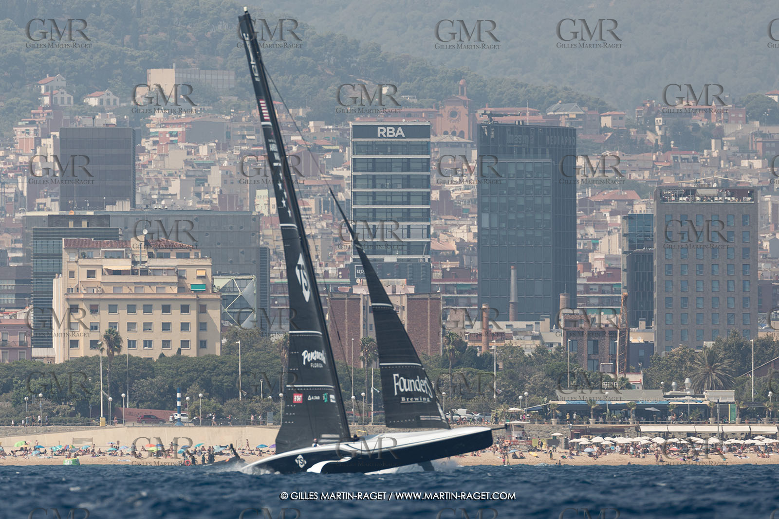 24 08 2024, Barcelona (ESP), Louis Vuitton 37th America's Cup, Louis Vuitton Prelilinary Regatta, Race Day 3