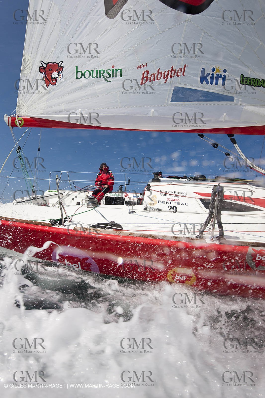 13 03 2010 -  La Grande Motte   Port Camargue (FRA) - Groupe Bel - Kito de Pavant   Sebastien Audigane training for Transat AG2R