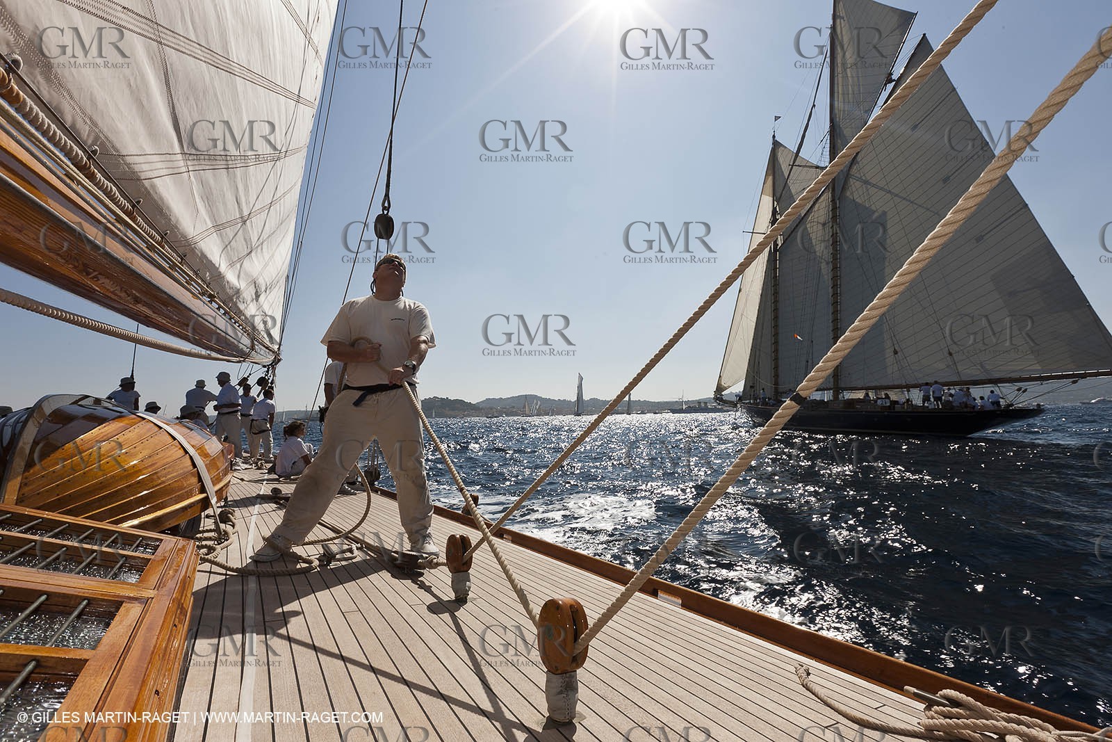 01 10 2011 - Saint Tropez (FRA,13) - Voiles de Saint Tropez 2011 - Classic Yachts - Day 5 - Onboard Mariquita