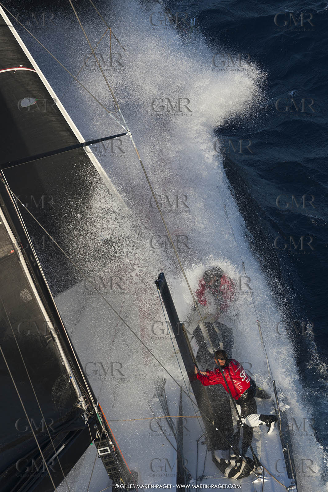 09 10 2017, Calvi (FRA,20), VOR 70 Babsy, Tentative de record autour de la Corse à la voile, skipper Franck Cammas