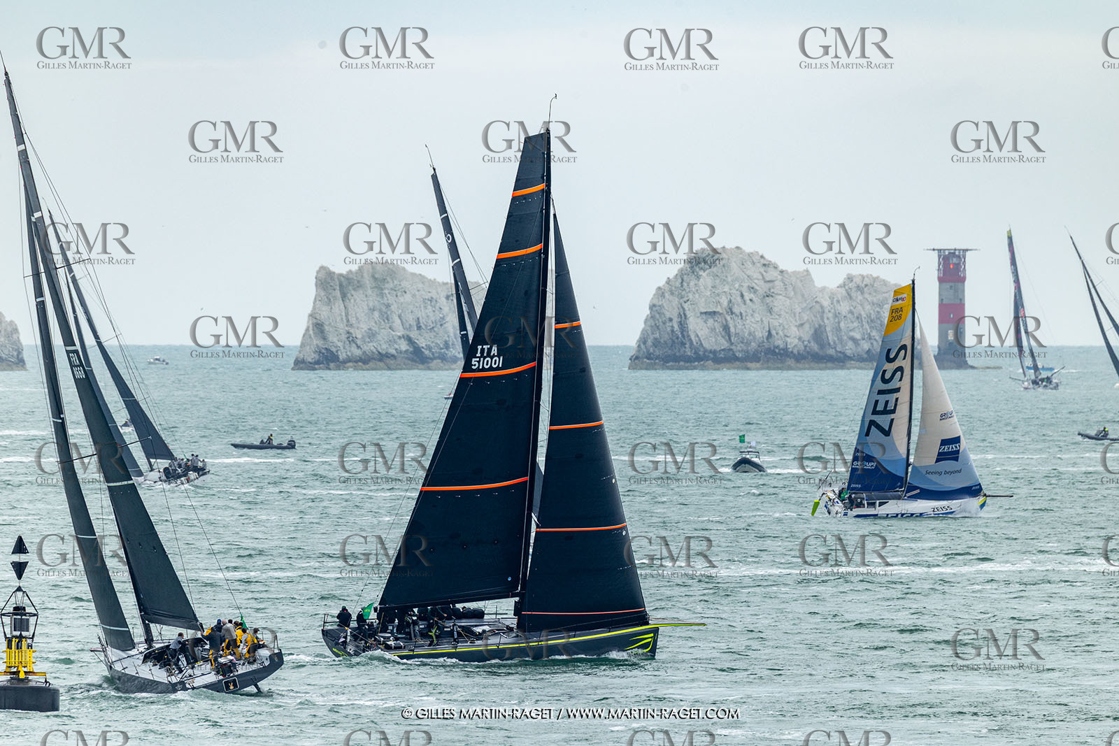 26 07 2025, Cowes (UK, IOW), Admiral's Cup 2025, Rolex Fastnet Race start,