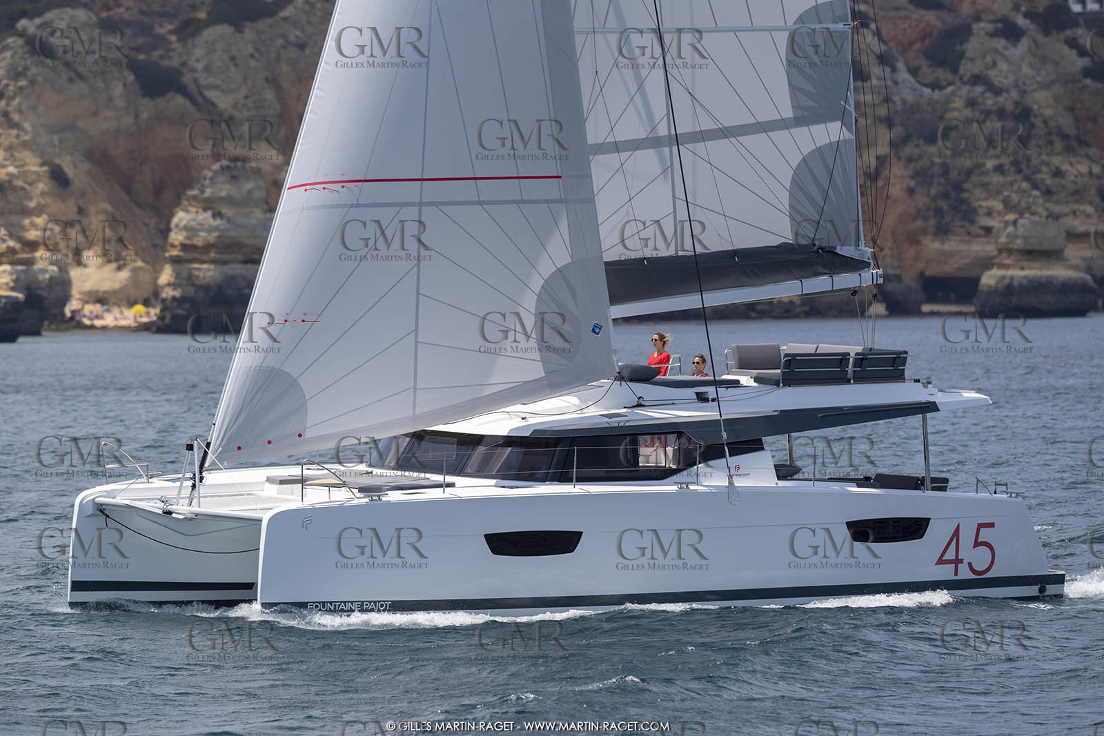 08 07 2019, Lagos (Portugal), Chantier Fountaine-Pajot, Fountaine-Pajot 45