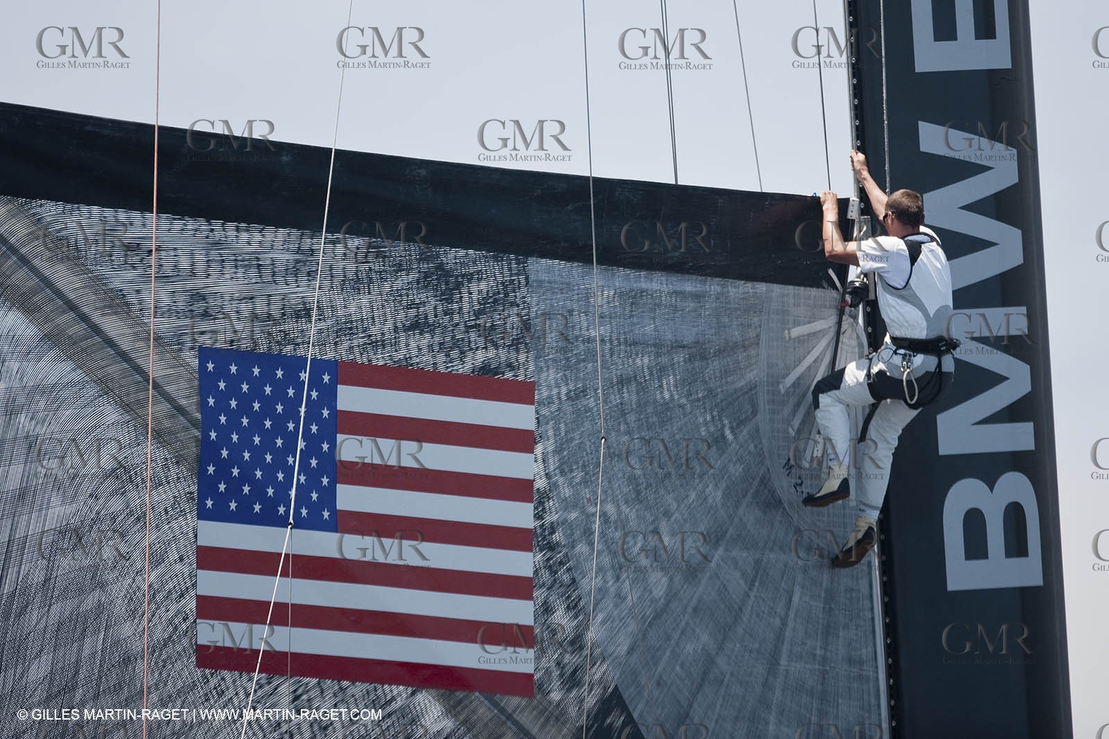 08 07 2009 - San Diego (USA,CA) -33rd America's Cup - BMW ORACLE Racing - First sea trials .of the newly modified BOR 90 trimaran