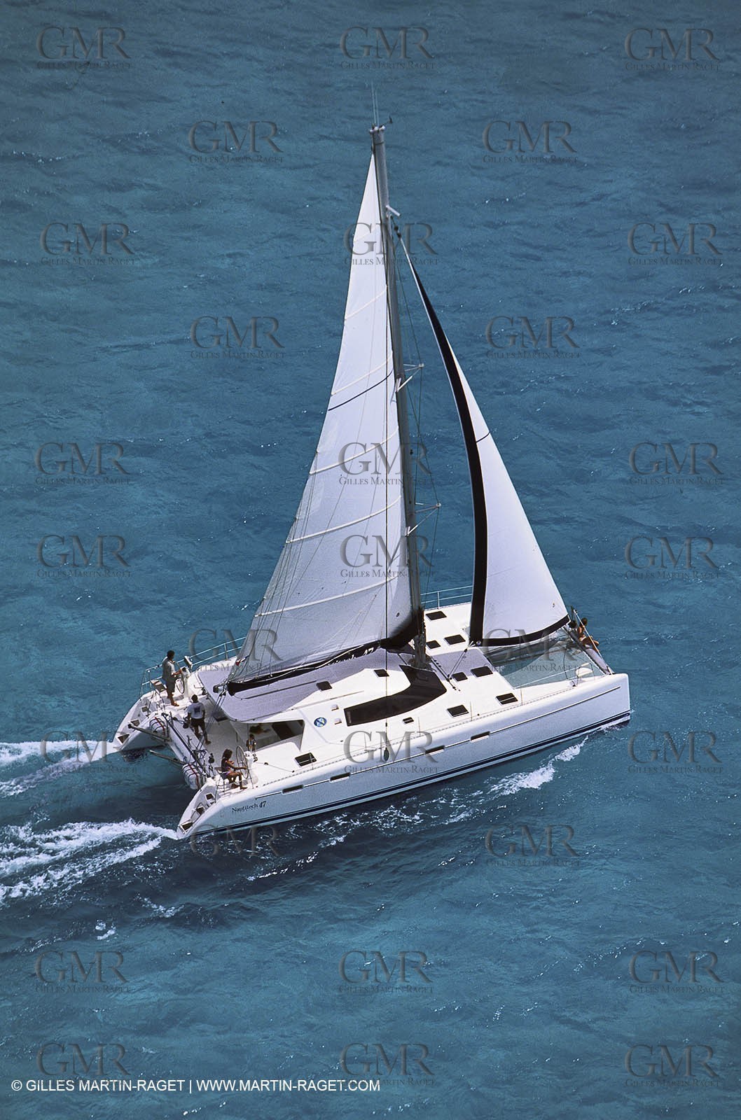 Cruising multihull sailing