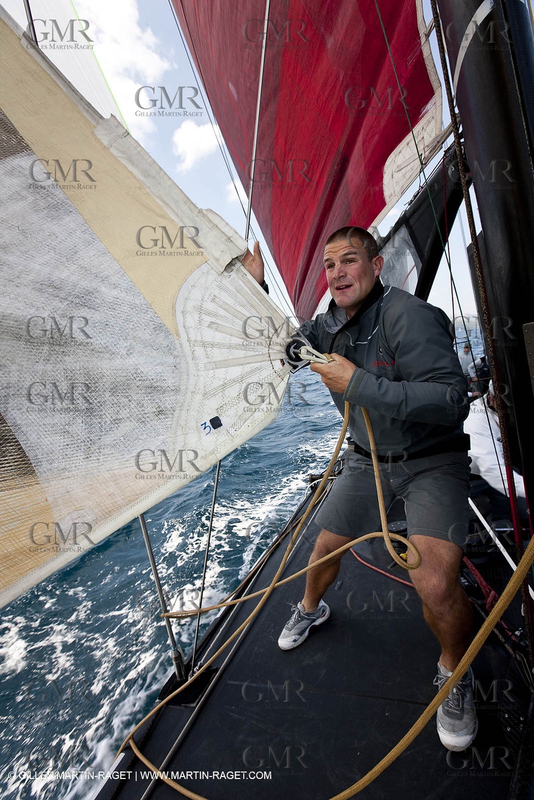 19 05 2010 - La Maddalena (ITA, Sardinia) Louis Vuitton Trophy - BMW ORACLE Racing - Training