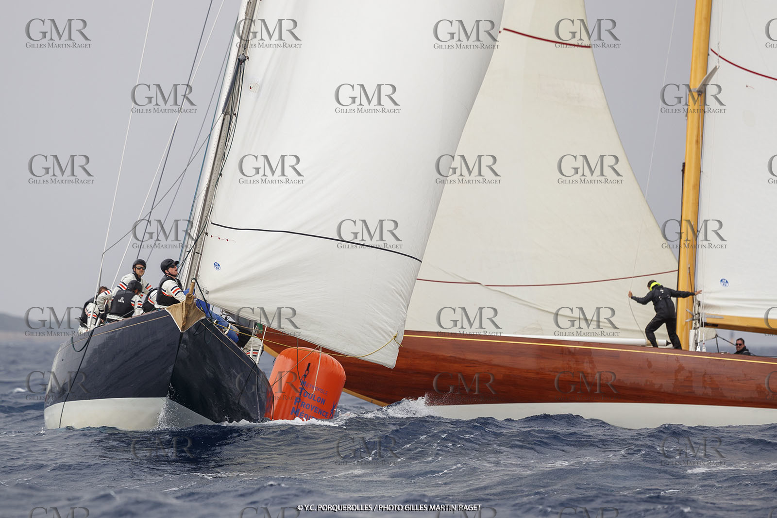 19 06 2024, Porquerolles Island (FRA), Championnat du monde des 12 m JI 2024, Race Day 1