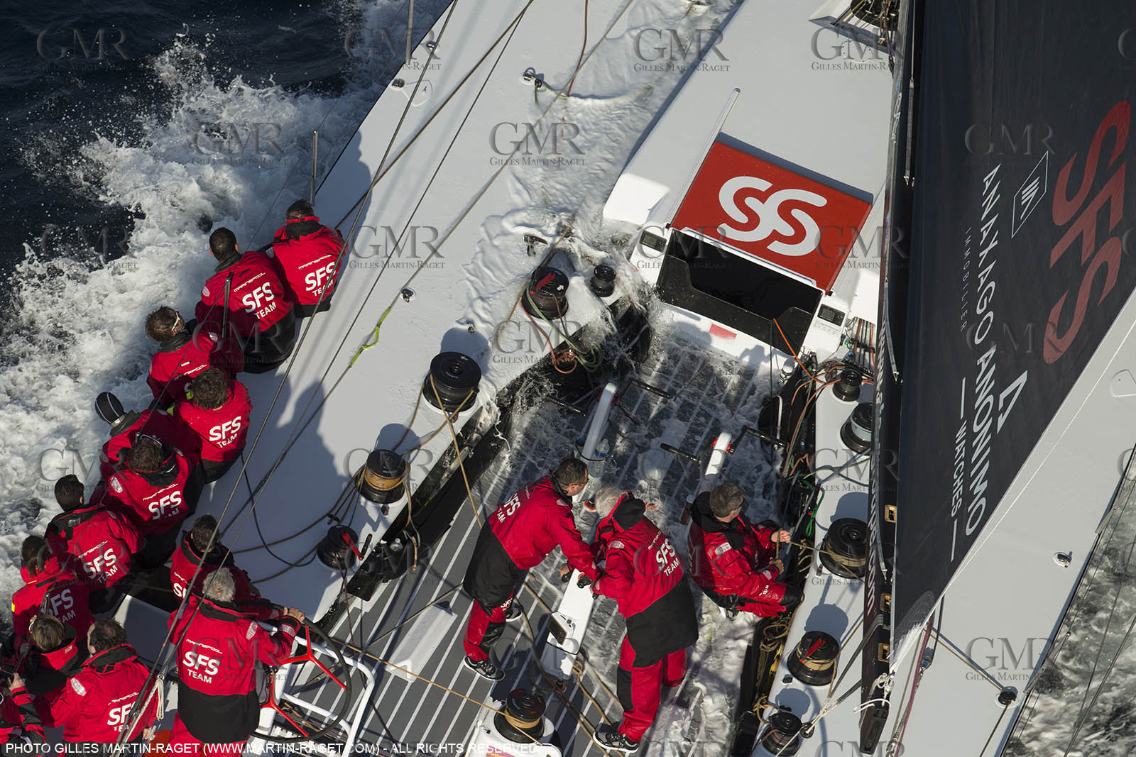 24 mars 2016   Marseille (FRA,13), SFS II (skipper Lionel Péan), last training before Marseille Sailing Week