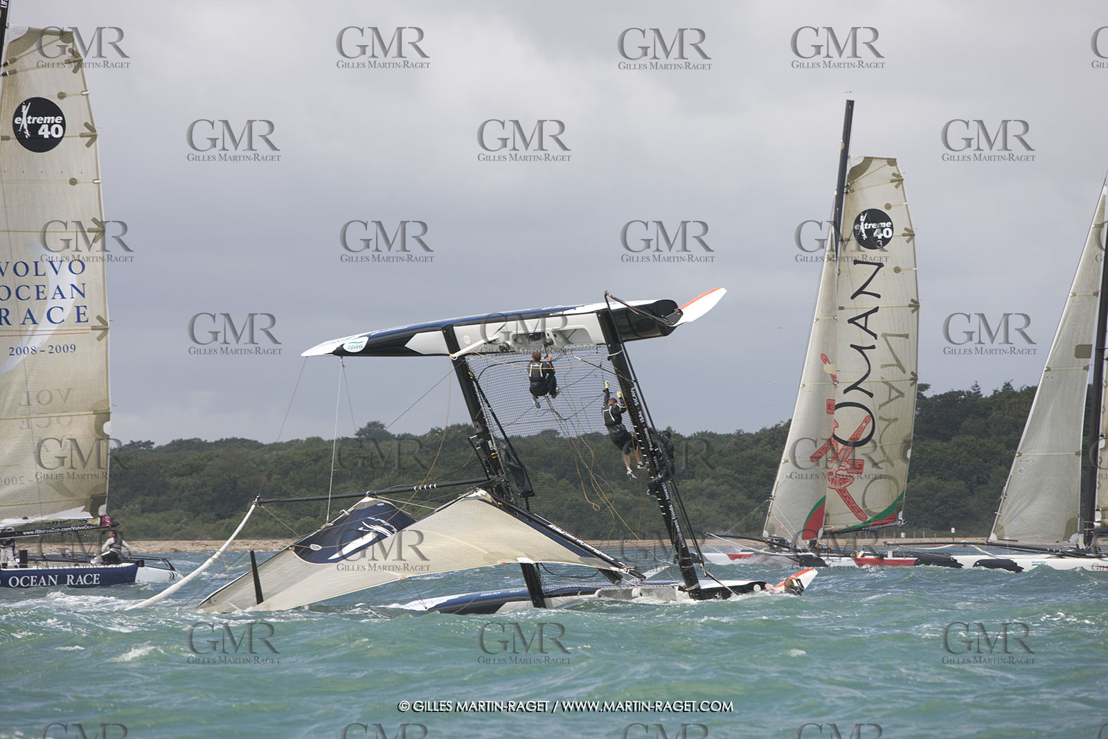04 08 2008 - Cowes (UK, IOW) - BMW ORACLE Racing - IShare Cup Cowes - Racing Day 3