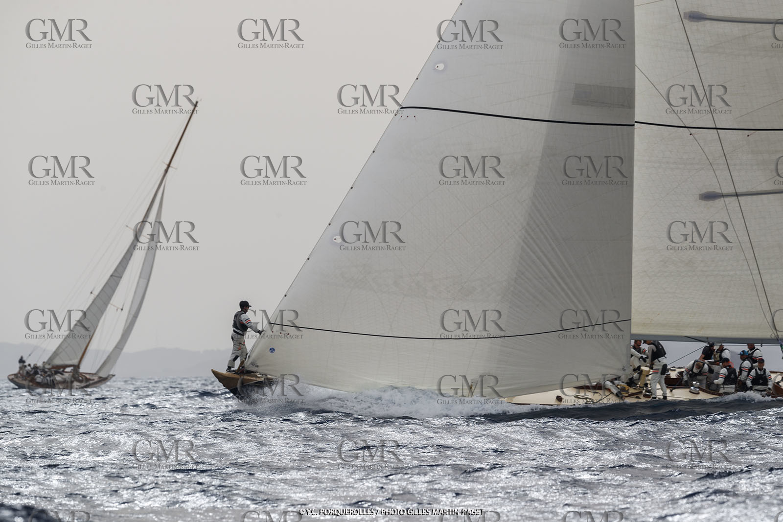 19 06 2024, Porquerolles Island (FRA), Championnat du monde des 12 m JI 2024, Race Day 1