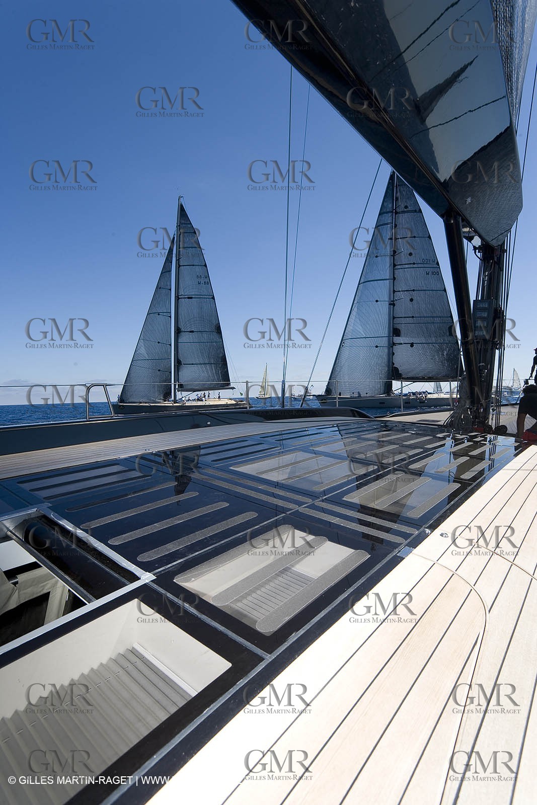 03 09 06 - Porto Cervo (Sardinia) - Maxi World Cup 2006 - Onboard Wally 90 Tango