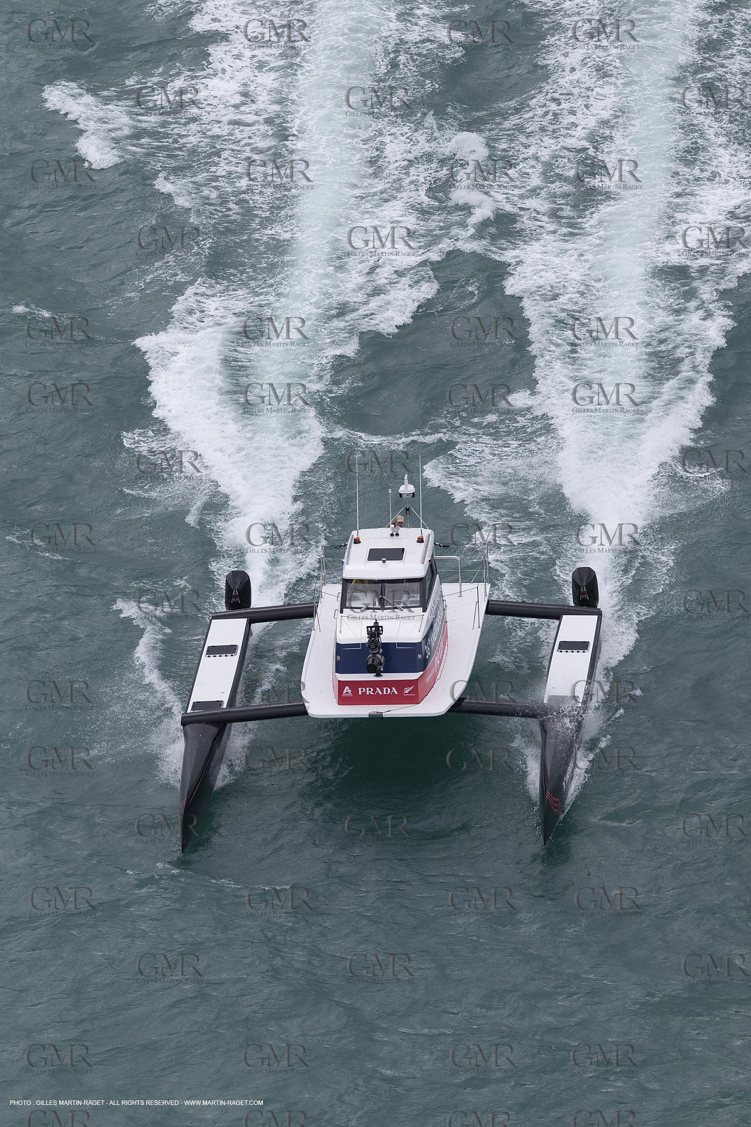 10 12 2020 - Auckland (NZL) - 36th America's Cup - Practice Sessions - Day 2 - TV Cat