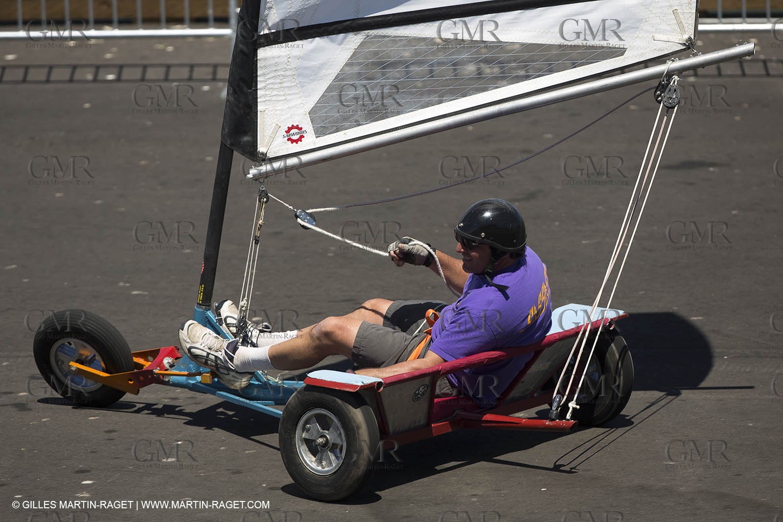 03 08 2013 - San Francisco (USA,CA) - 34th America's Cup - Louis Vuitton Cup - Training Day - America's Cup park - AC Open - Land Sailing demonstration