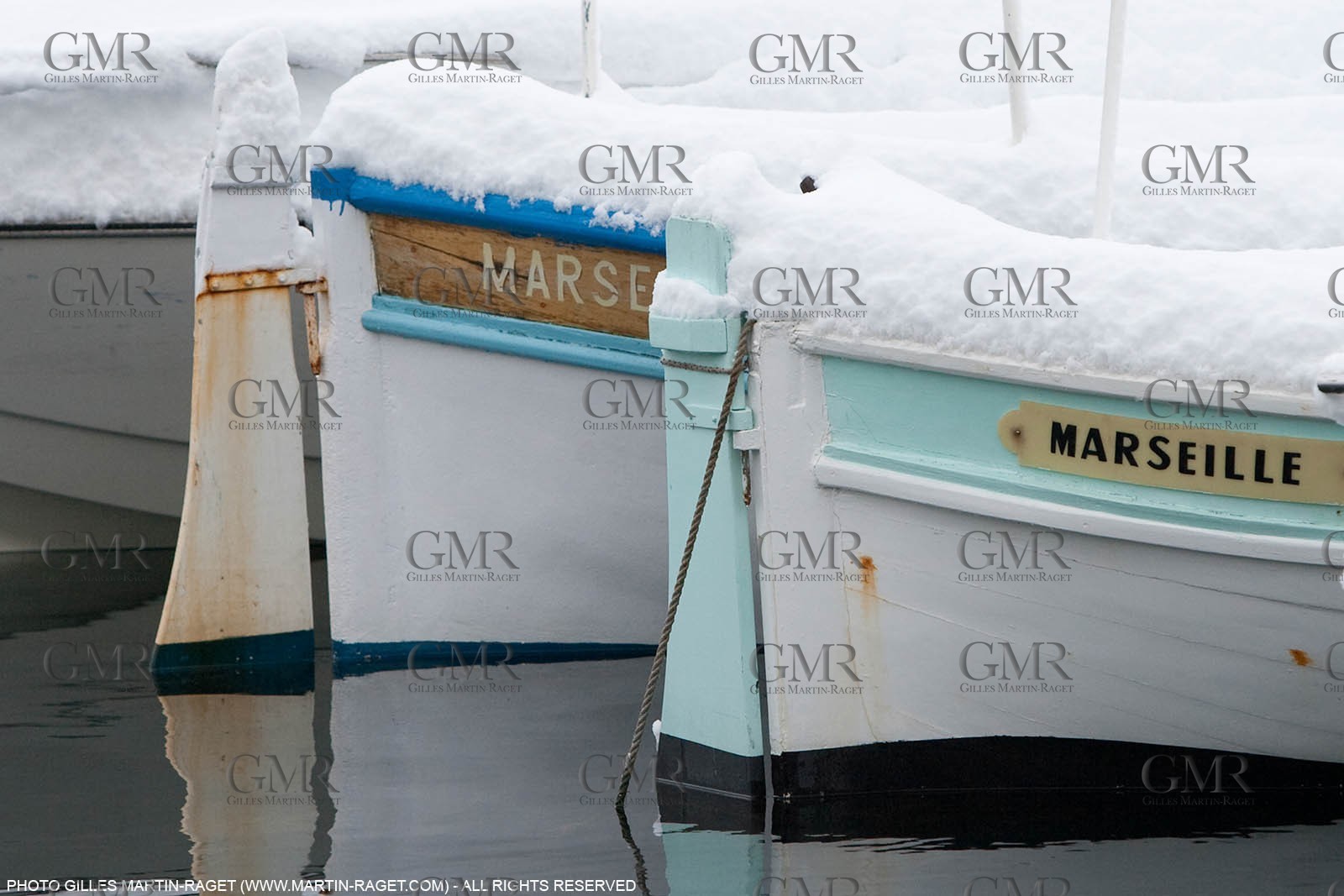 07 01 2009 - Marseille (FRA,13) - Exceptional snow amount on the city