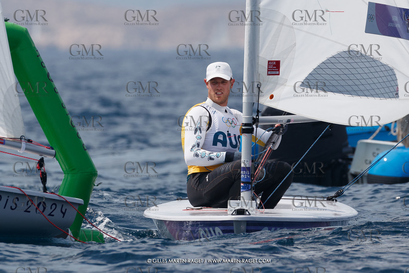 07 08 2024, Marseille (FRA), Paris 2024 Olympic Games, Sailing, Race Day 10, ILCA Medals races
