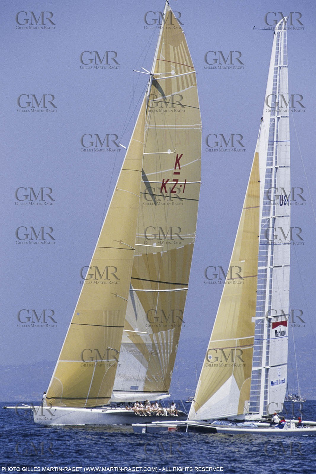Sailing, Yacht Racing, America's Cup XXVII, San Diego (USA,CA) 1988, Stars & Stripes Vs New Zealand