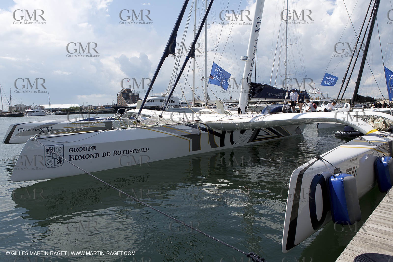 02 07 2012 - Newport (RI) -start of the Krys Ocean Race pre-event sailed between Newport and New York