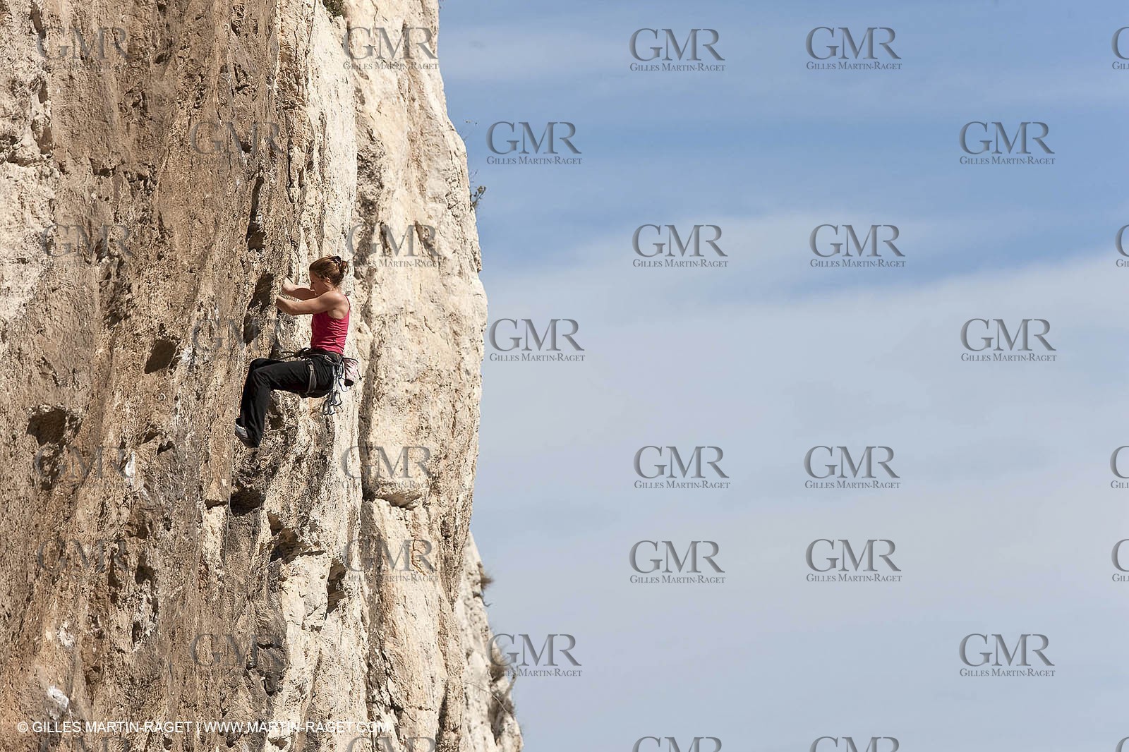 26 03 2009 - Marseille (FRA, 13) - Les Calanques - Sugiton - Les toits cliff
