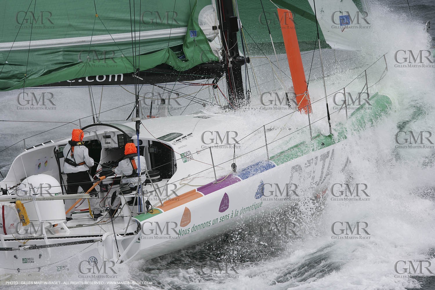 21 06 2007 - Bell Ile en mer (South Britanny, France) - IMOCA Monohulls - Delta Dore (Jeremie Beyou) sea trials