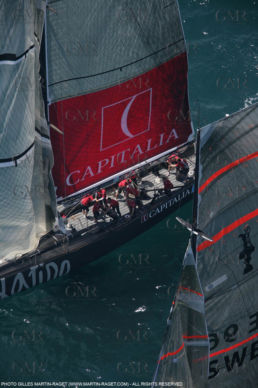 09 05 2007-Valencia (Spain)- 32nd America's Cup - Louis Vuitton Cup - RR2 - Day 11 - BMW ORACLE Racing