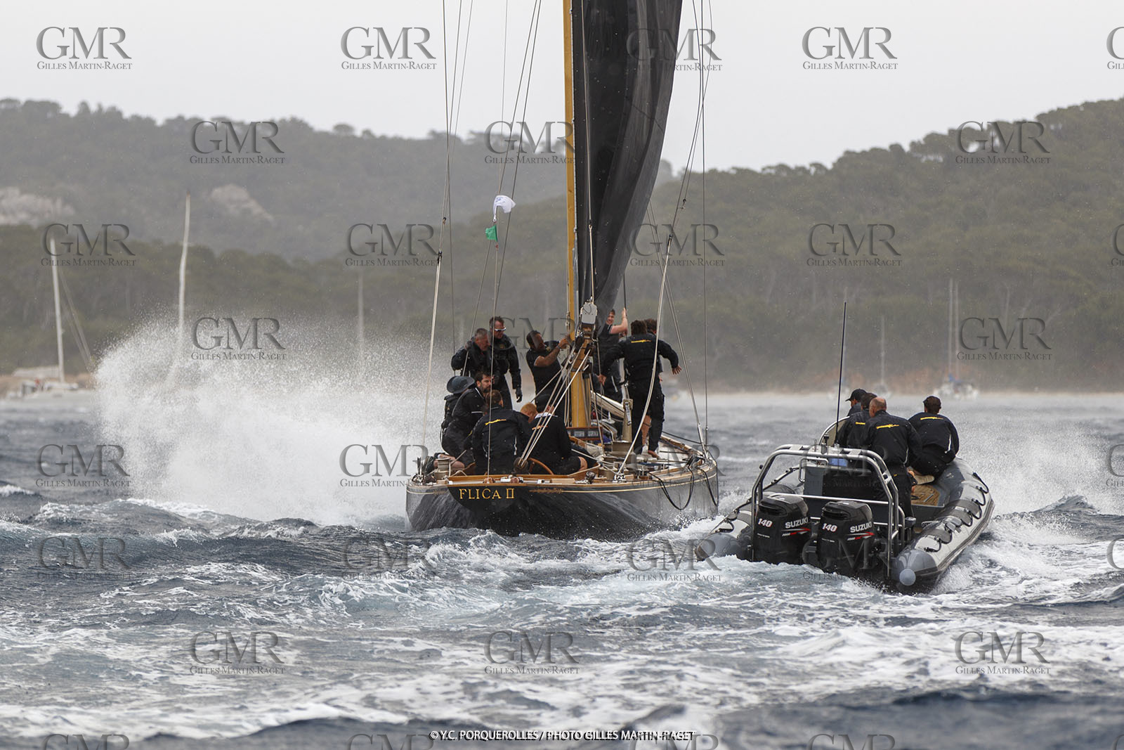 19 06 2024, Porquerolles Island (FRA), Championnat du monde des 12 m JI 2024, Race Day 1