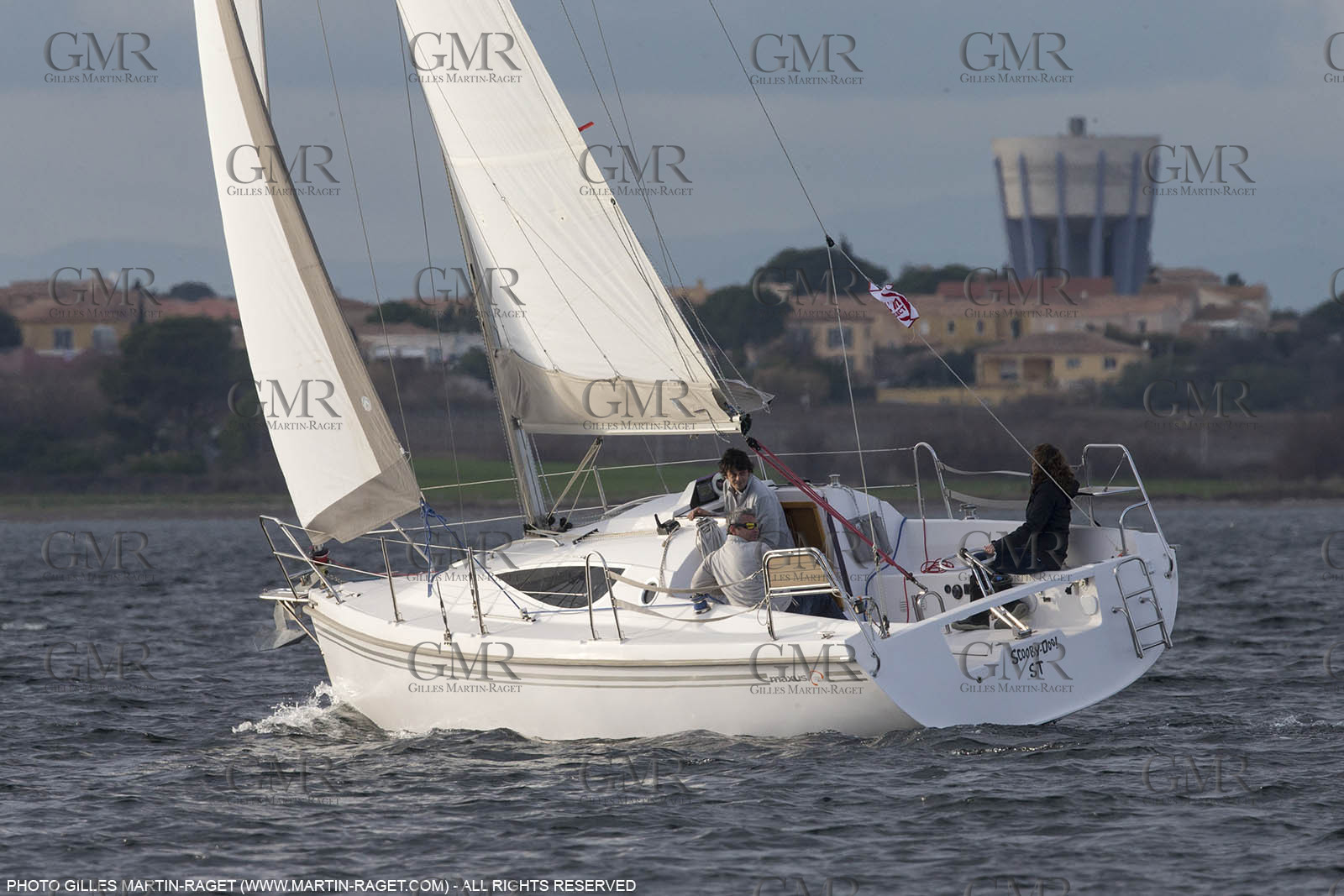 28 01 2016, Sète (FRA,34), Cruising on Thau Basin, Marseillan