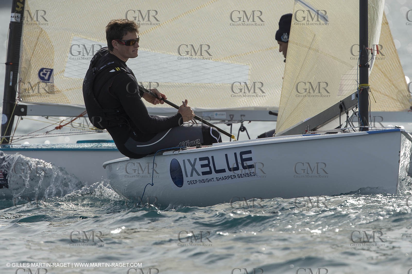 14 02 2014,  Cannes (FRA,06), FINN Cannes International Sailing week - Johnatan Lobert (FRA)