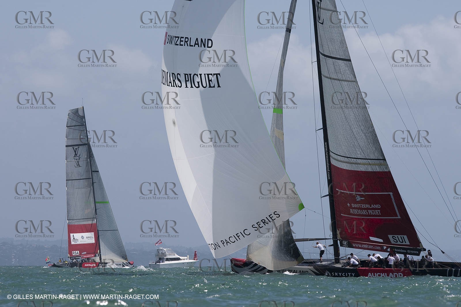 03 02 2009 - Auckland (NZL) -  Louis Vuitton Pacific Series -  Racing Day 4 - Round Robin 1