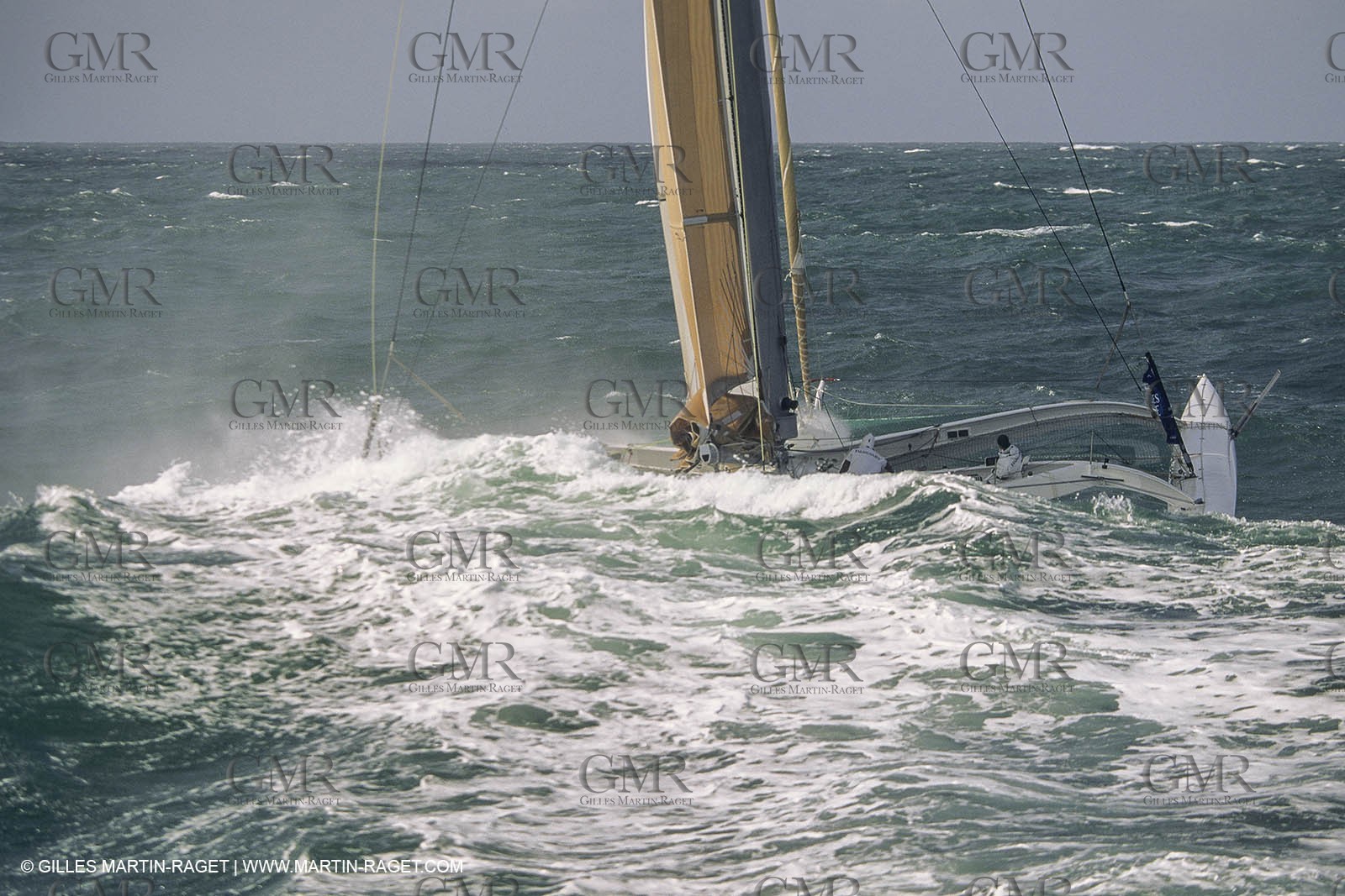 Yacht Racing, Multihull, ORMA 60, Loick Peyron, Fujicolor