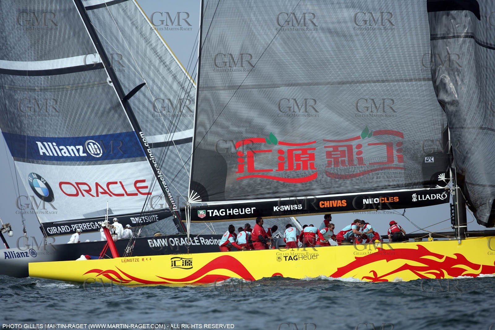 20 04 2007-Valencia (Spain)- 32nd America's Cup - Louis Vuitton Cup - RR1 - Day 5 - BMW ORACLE Racing