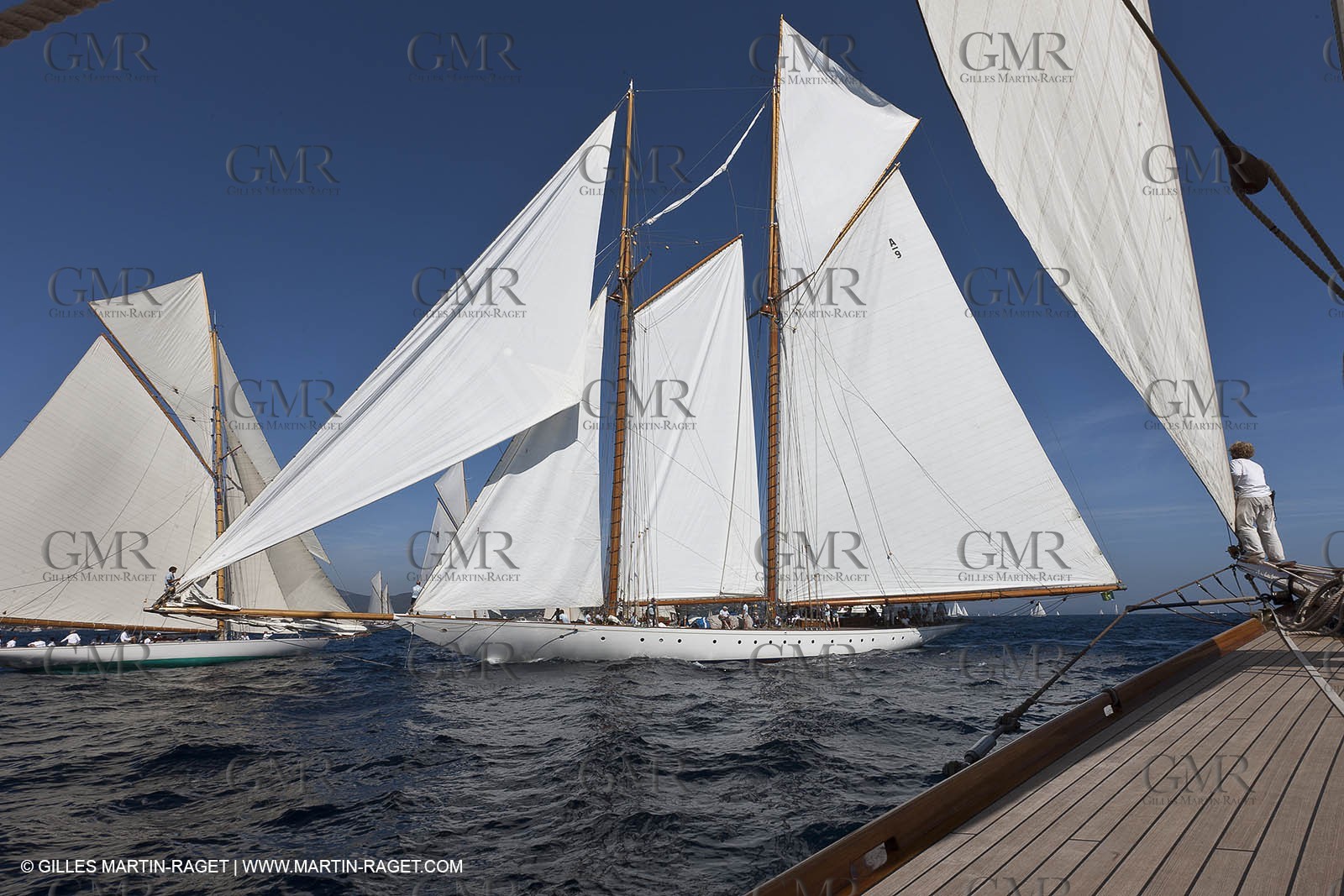 01 10 2011 - Saint Tropez (FRA,13) - Voiles de Saint Tropez 2011 - Classic Yachts - Day 5 - Onboard Mariquita
