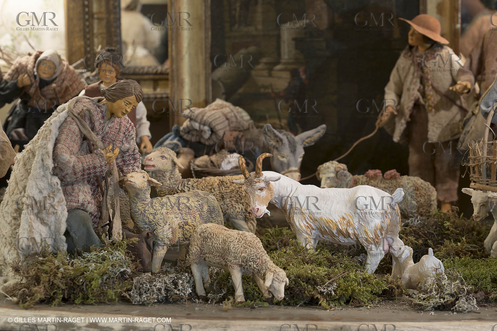 27 01 2018; L'isle sur Sorgue (FRA; 84); Les antiquaires; Crèche et santons de Jean-Jacques Bourgeois