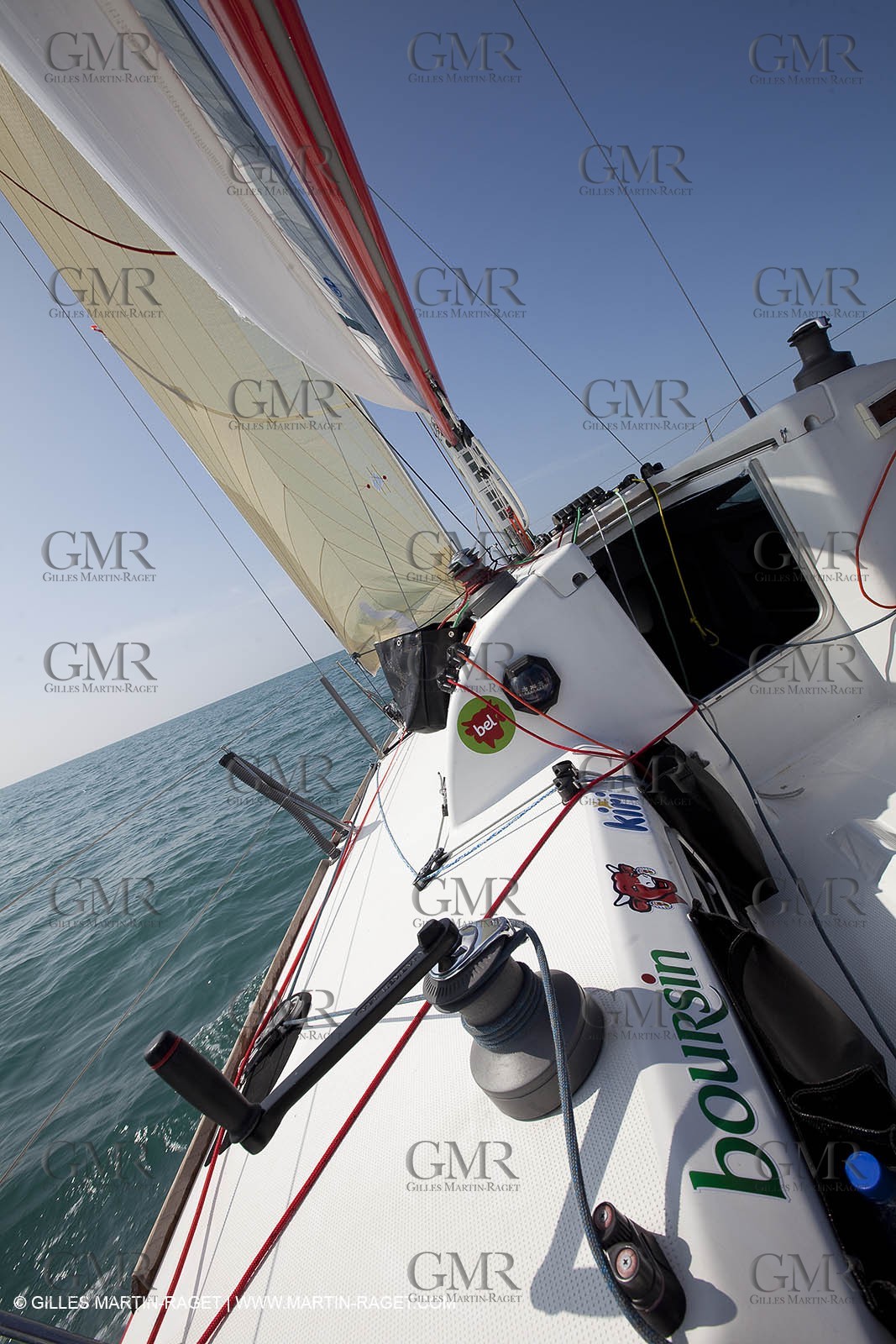 13 03 2010 -  La Grande Motte   Port Camargue (FRA) - Groupe Bel - Kito de Pavant   Sebastien Audigane training for Transat AG2R