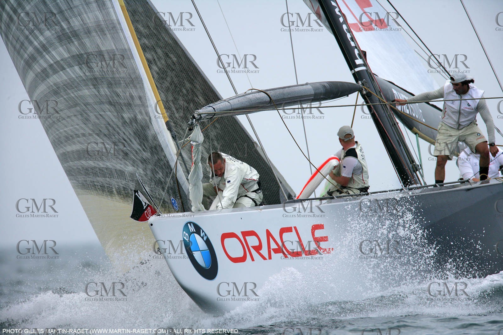 26 04 2007-Valencia (Spain)- 32nd America's Cup - Louis Vuitton Cup - RR1 - Day 11 - BMW ORACLE Racing