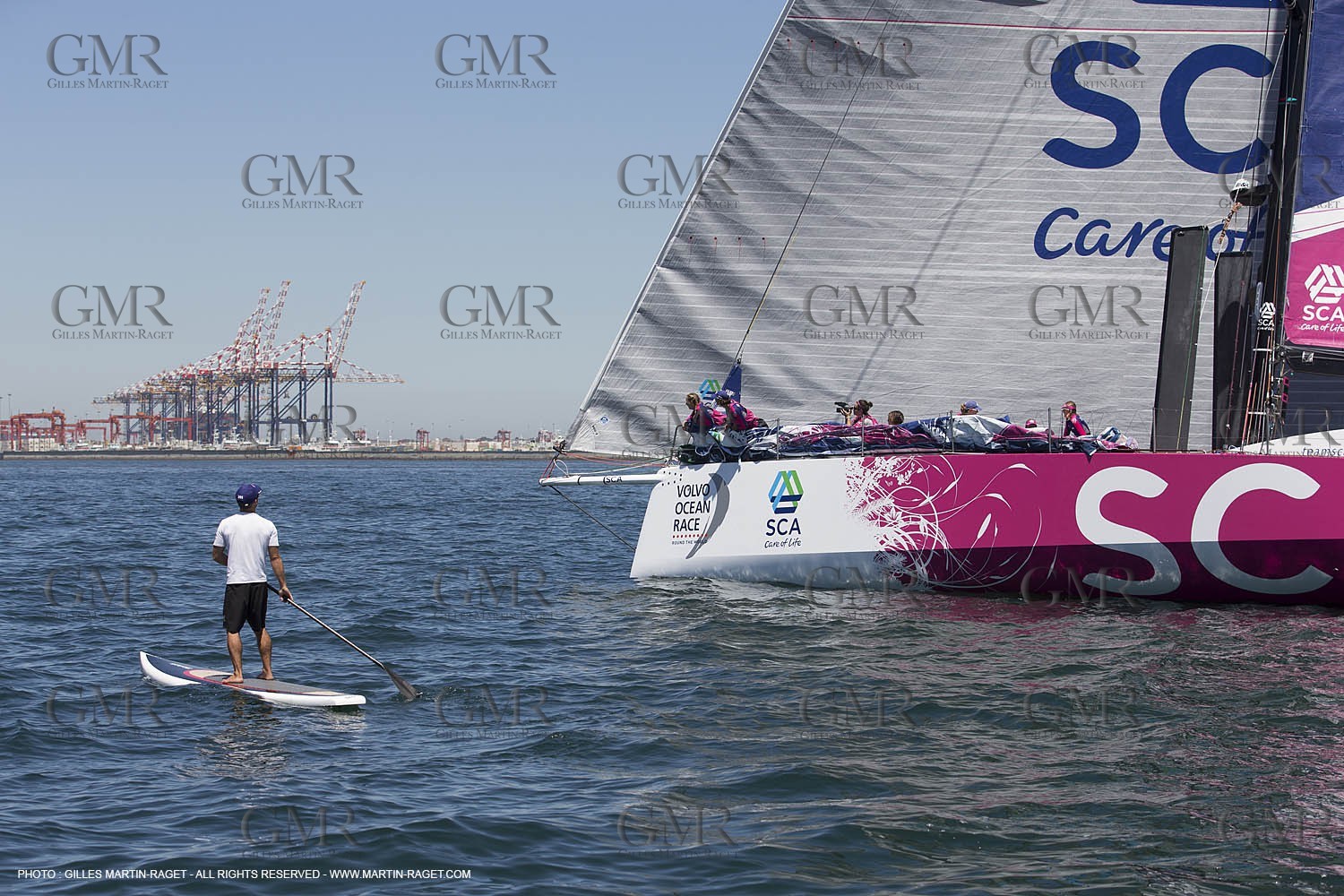 07 11 2014, Capetown (ZAF), Volvo Ocean Race 2014-15, Arrivals Team SCA