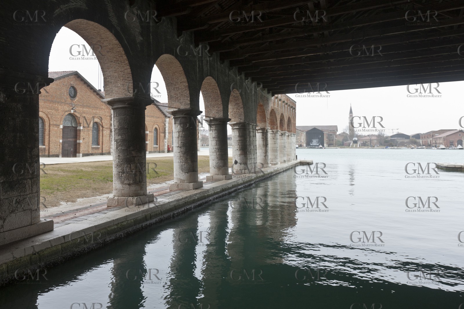 20 02 2012 - Venezia (ITA) - 34th America'sCup - Venezia 2012 America's Cup World Series - The Arsenale where the AC45 moorings, public village, media center and Club 45 will be located