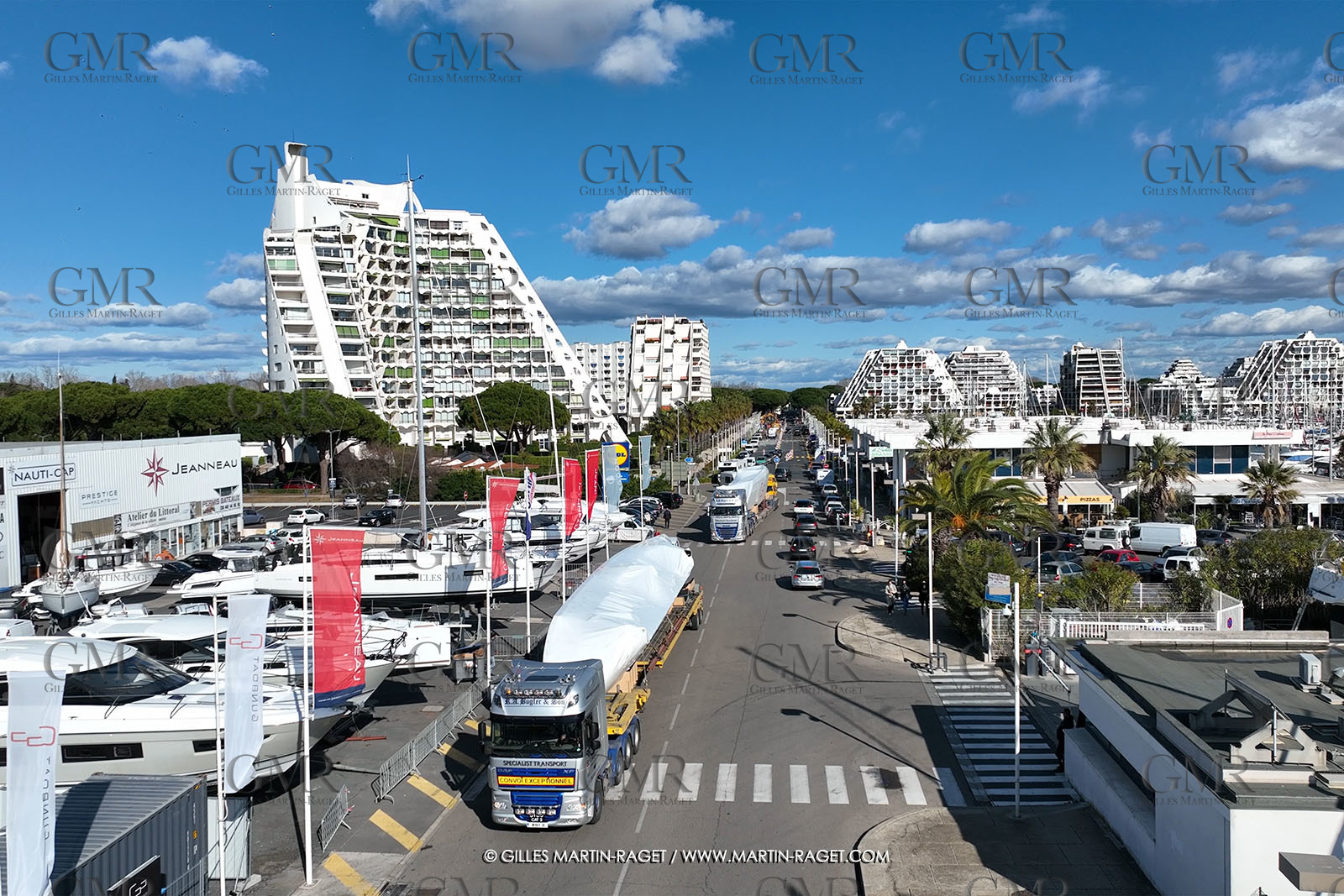 15 02 2022, La Grande Motte (FRA), Gunboat 80  1 hulls delivery