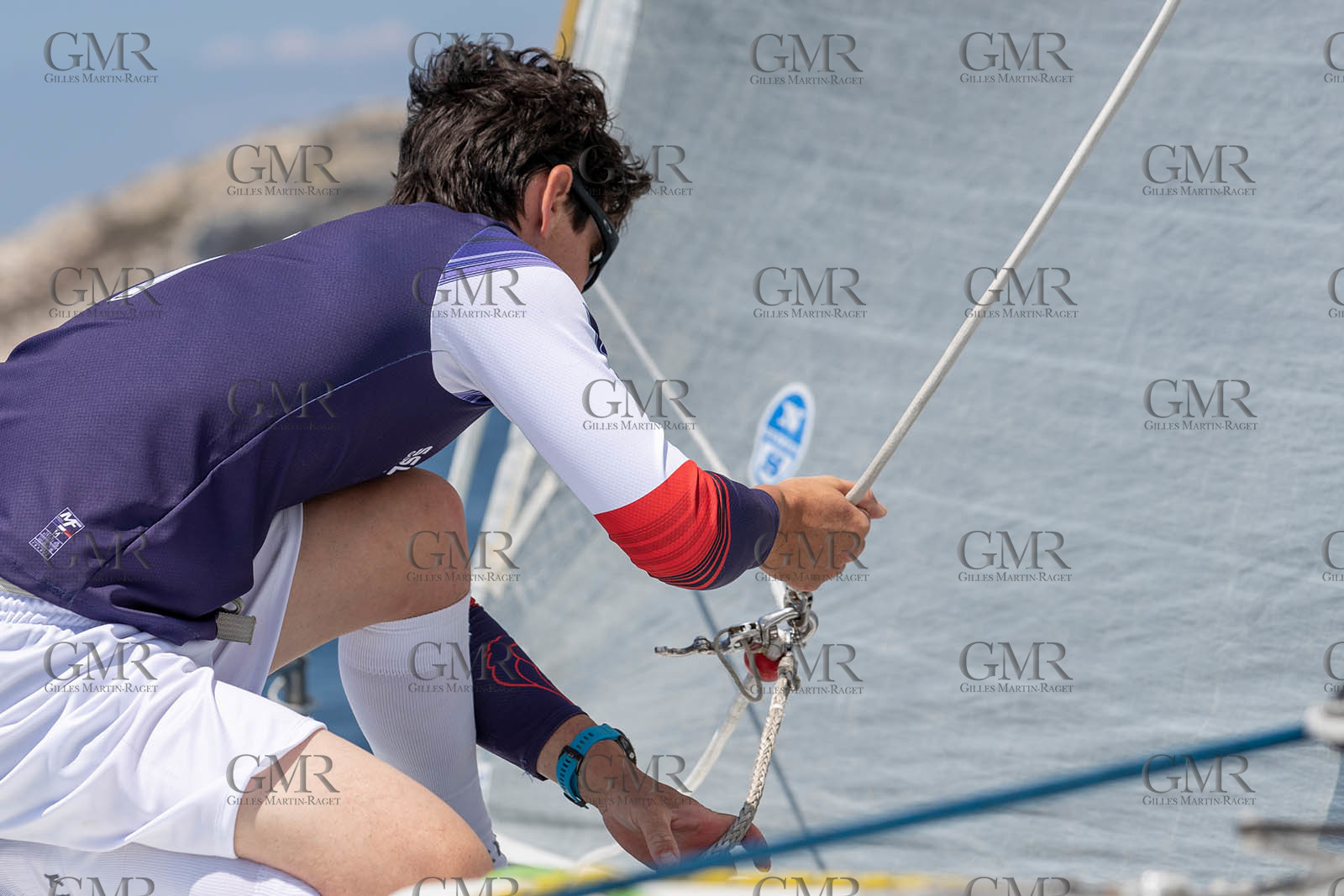 07 06 2021, Marseille (FRA,13), SSL Team France, Entraînement à bord de Tonerre de Glenn