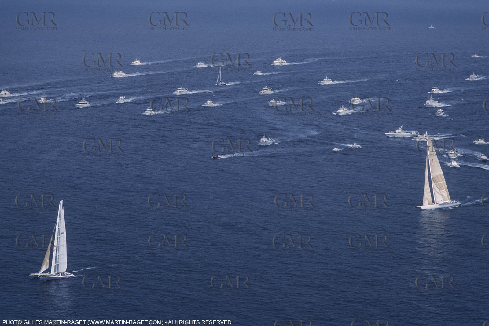 Sailing, Yacht Racing, America's Cup XXVII, San Diego (USA,CA) 1988, Stars & Stripes Vs New Zealand