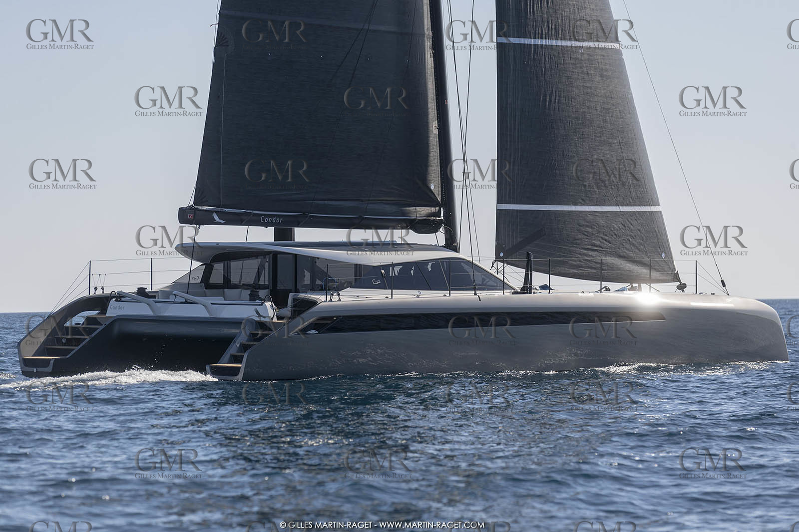 16 02 2019, Porquerolles (FRA,83), Gunboat 68 sail testing  3