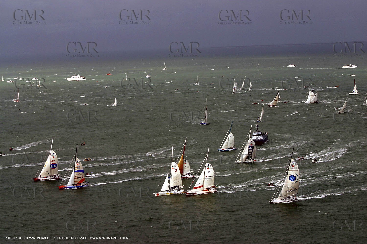 - Depart -  Classe Imoca - Route du Rhum 2002