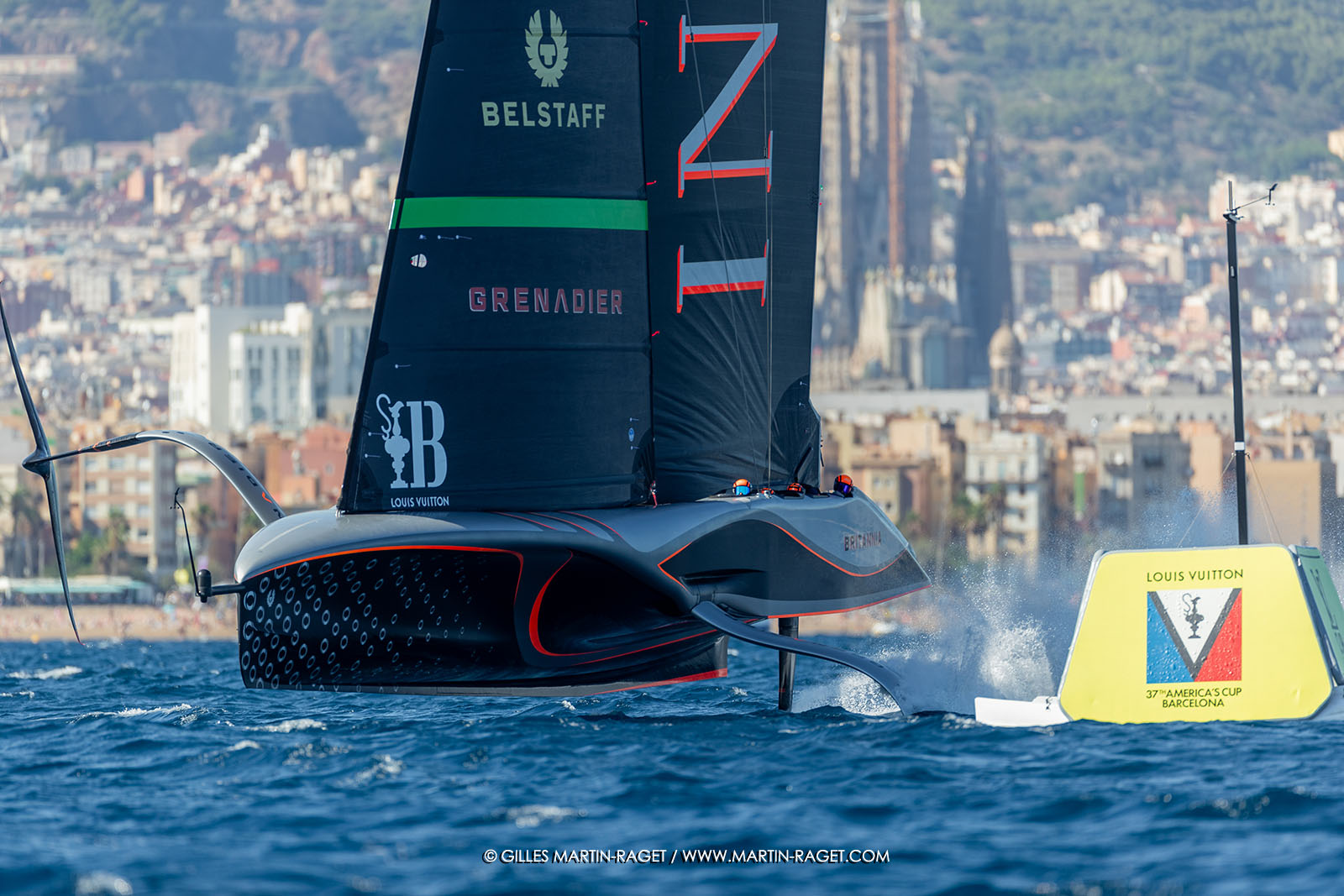 16 09 2024, Barcelona (ESP), 37th America's Cup, Louis Vuitton Cup Semi-final, Race Day 2