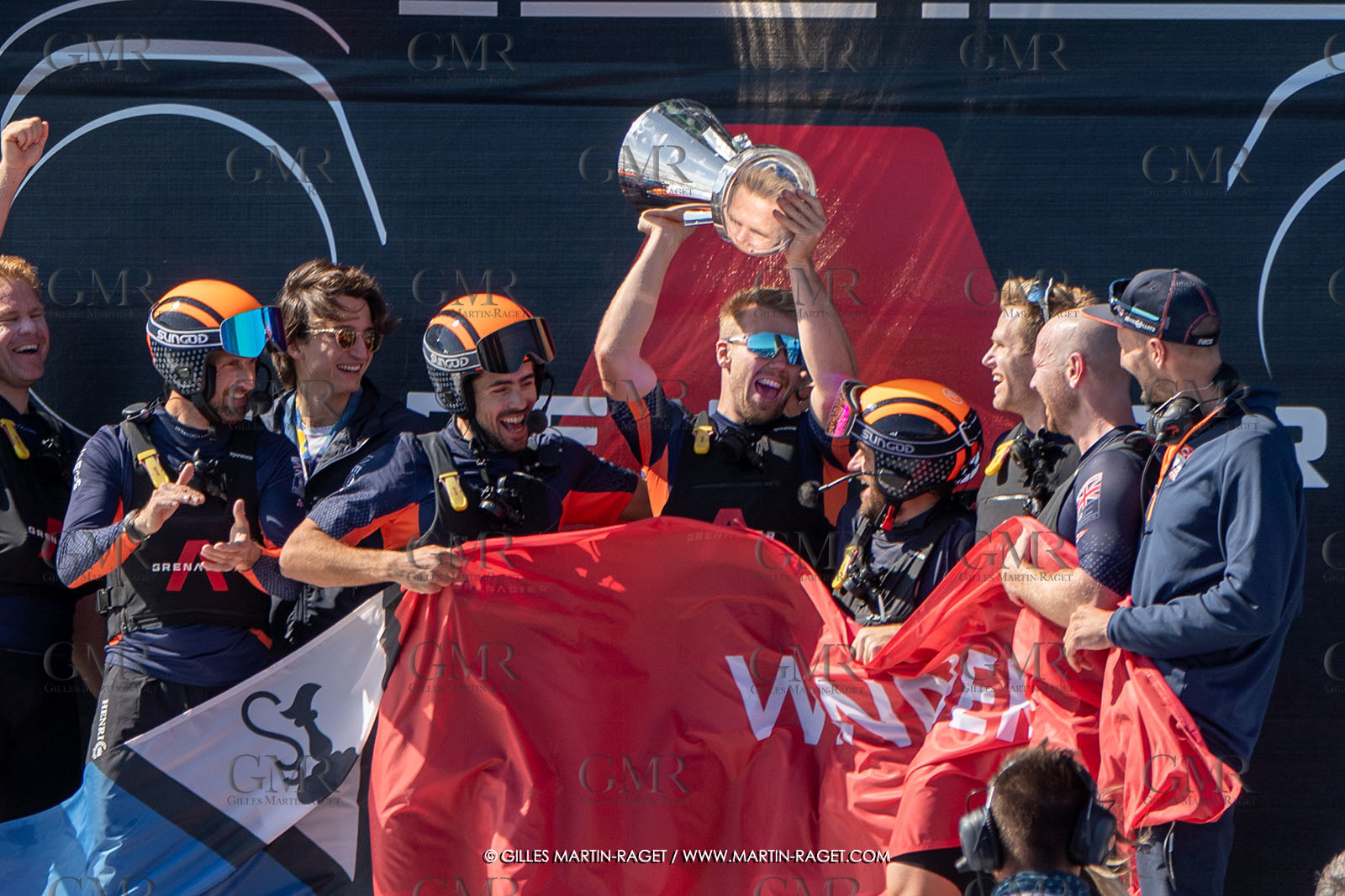 04 10 2024, Barcelona (ESP), 37th America's Cup, Louis Vuitton Cup Final, Race Day 7