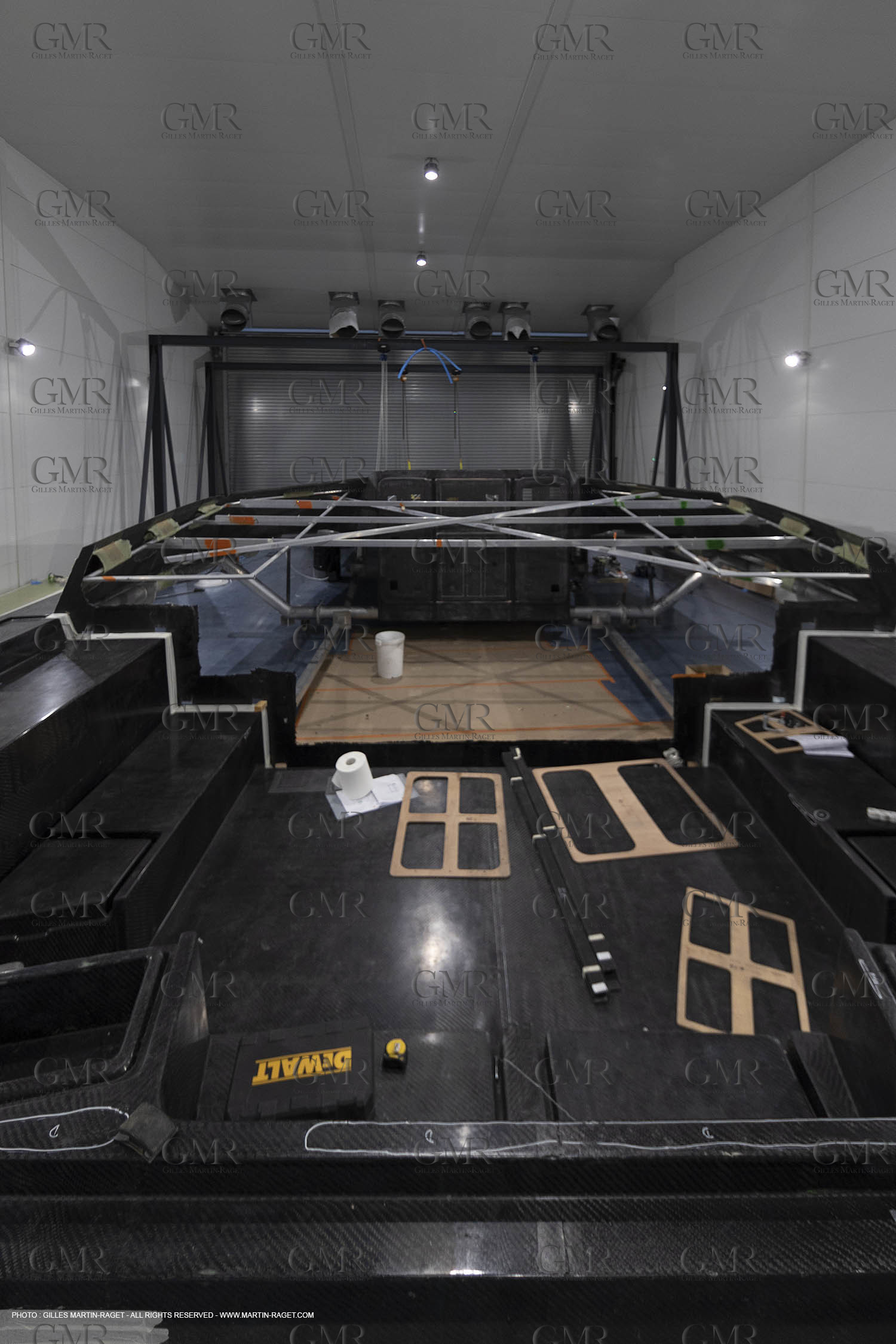 29 10 2018, La Grande Motte (FRA,30), Chantier Gunboat, construction du Gunboat 68